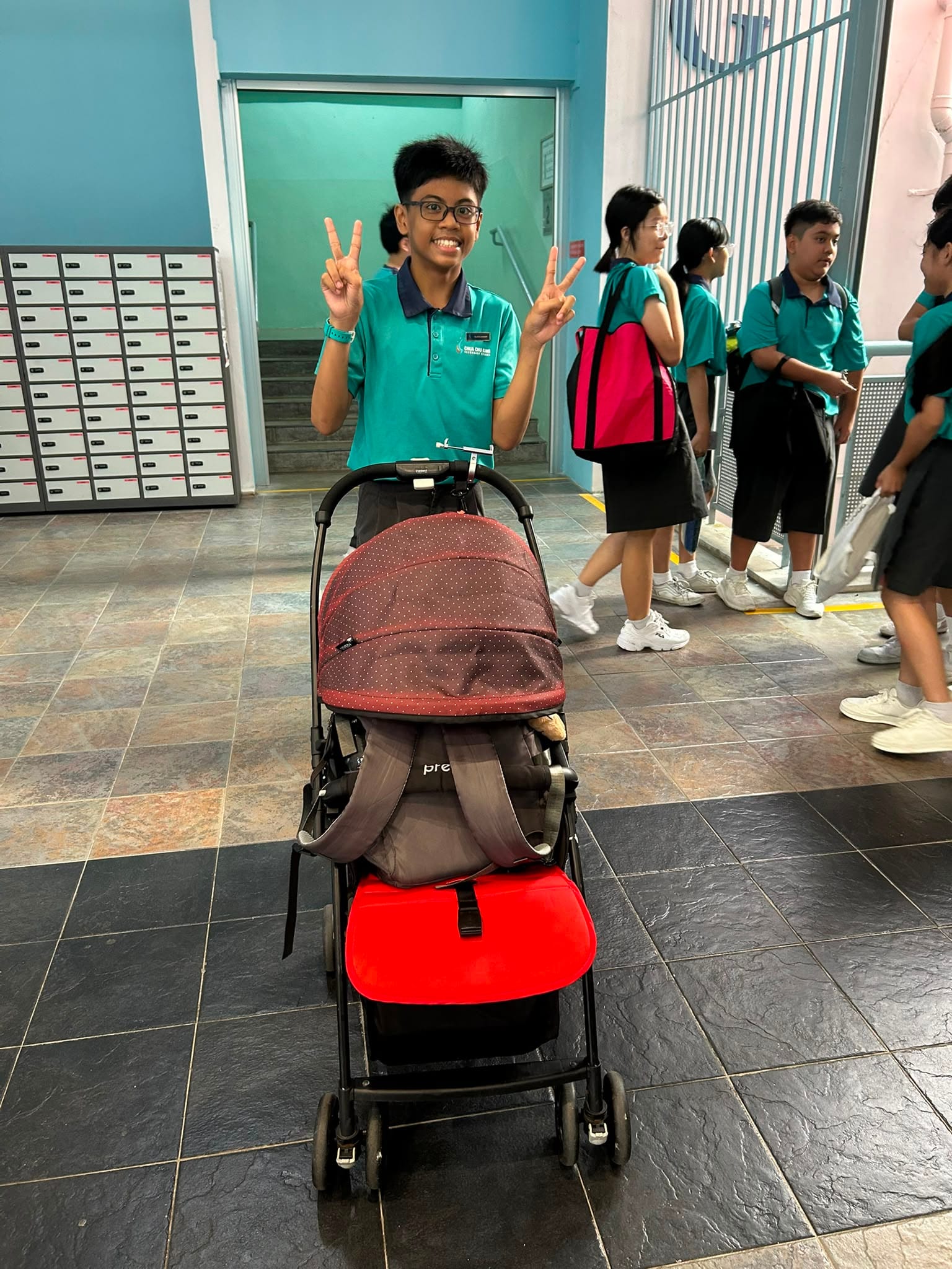 boy with a pram